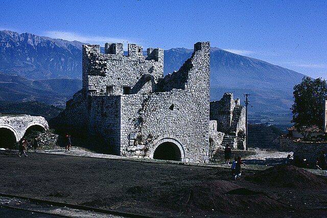 Historische Zitadelle von Berat in Albanien