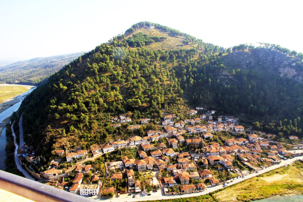 Gorica-Viertel in Berat, Albanien