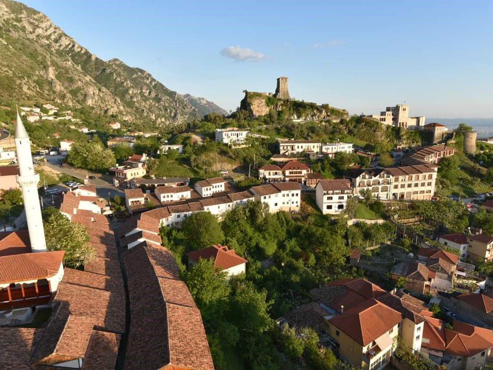 Krujas Altstadt mit engen Gassen und dem alten Basar, Albanien